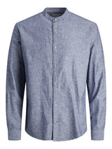 Jack & Jones Summer Band - Langærmet hørmix skjorte - HUSET Men & Women