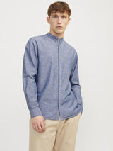 Jack & Jones Summer Band - Langærmet hørmix skjorte - HUSET Men & Women