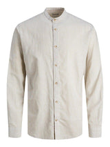 Jack & Jones Summer Band - Langærmet hørmix skjorte - HUSET Men & Women