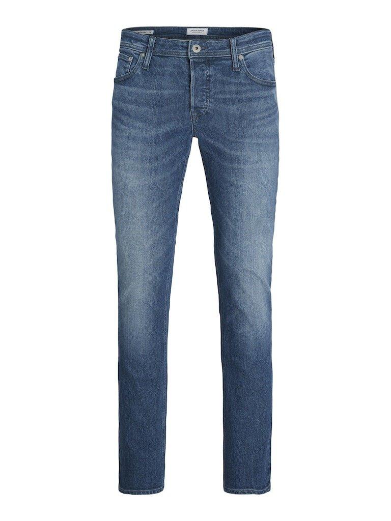 Jack & Jones Tim 784 - mørkeblå slim straight jeans - HUSET Men & Women
