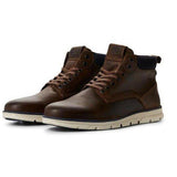 Jack and Jones Tubar - brun læder støvle - HUSET Men & Women