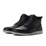 Jack and Jones Tubar - Sort læder støvle - HUSET Men & Women