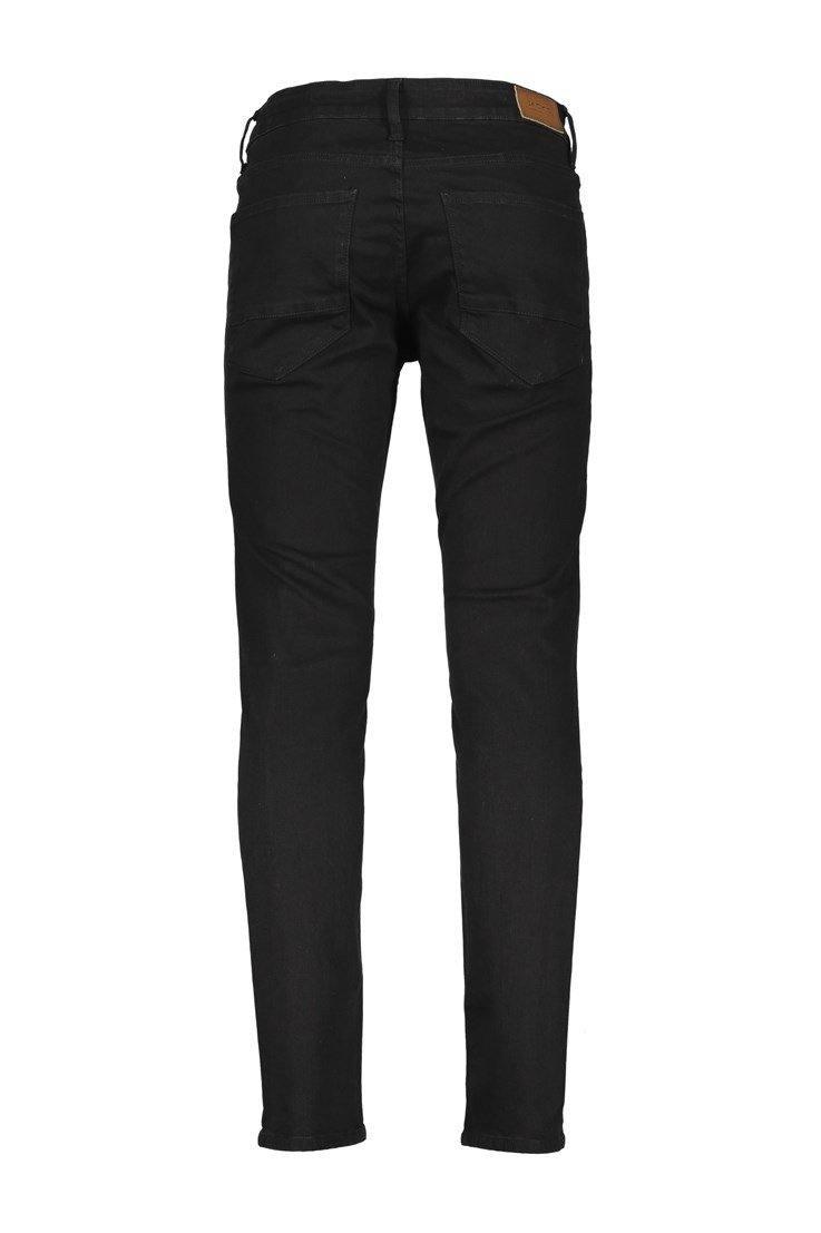 Jacks Superflex - Tapered fit jeans Cold black - HUSET Men & Women