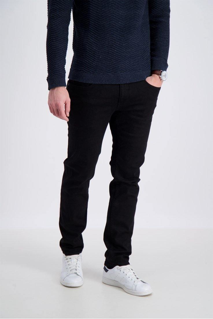 Jacks Superflex - Tapered fit jeans Cold black - HUSET Men & Women