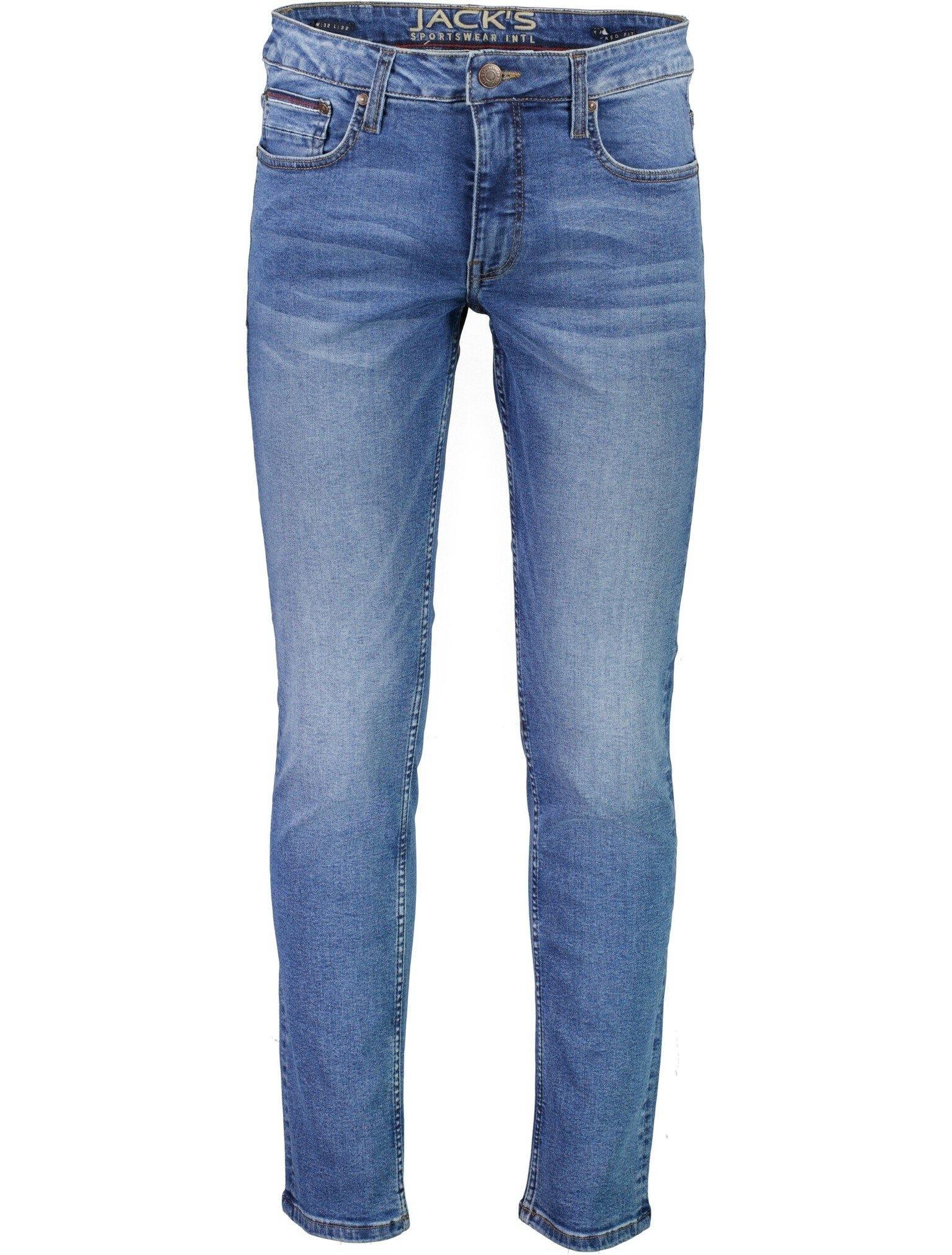 Jacks Superflex - Tapered fit jeans medium blue - HUSET Men & Women