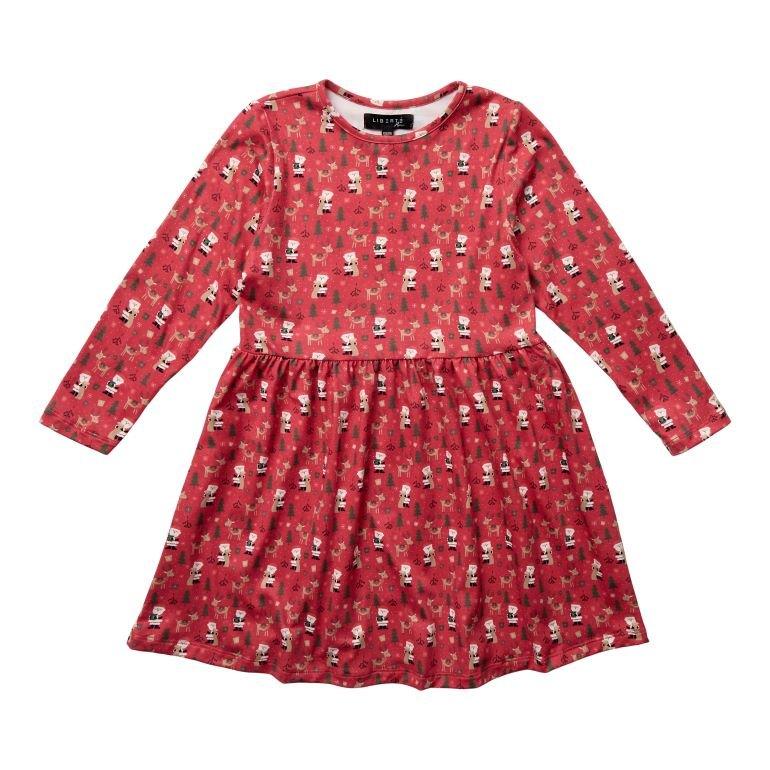 Liberte KIDS Alma - Kjole m. julemotiv - HUSET Men & Women