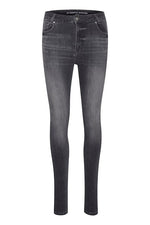 My Essential Wardrobe Celina Grå 139 - High slim jeans - HUSET Men & Women (7791516221692)
