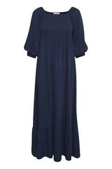 My Essential Wardrobe Donna - Smock maxi kjole - HUSET Men & Women