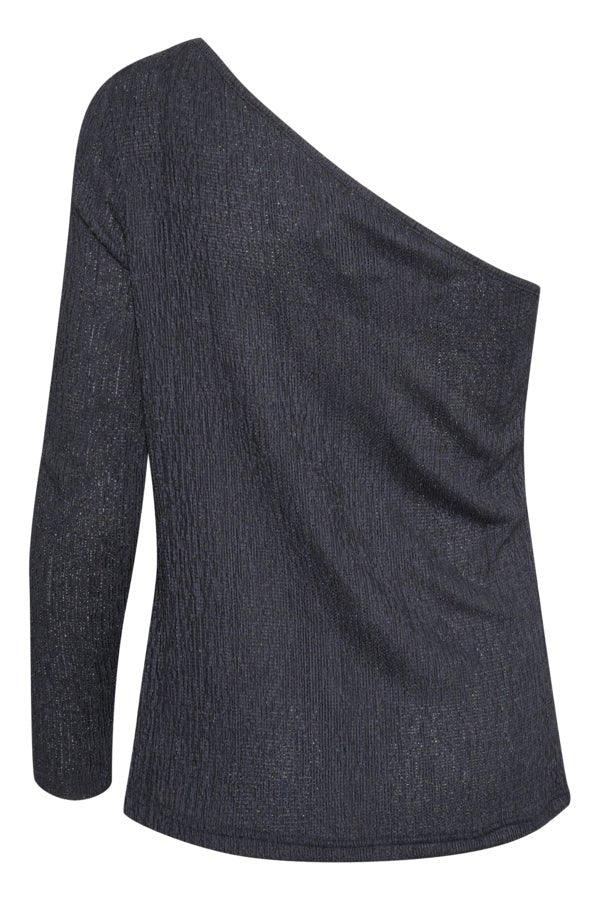 My Essential Wardrobe Kiko - One shoulder bluse - HUSET Men & Women