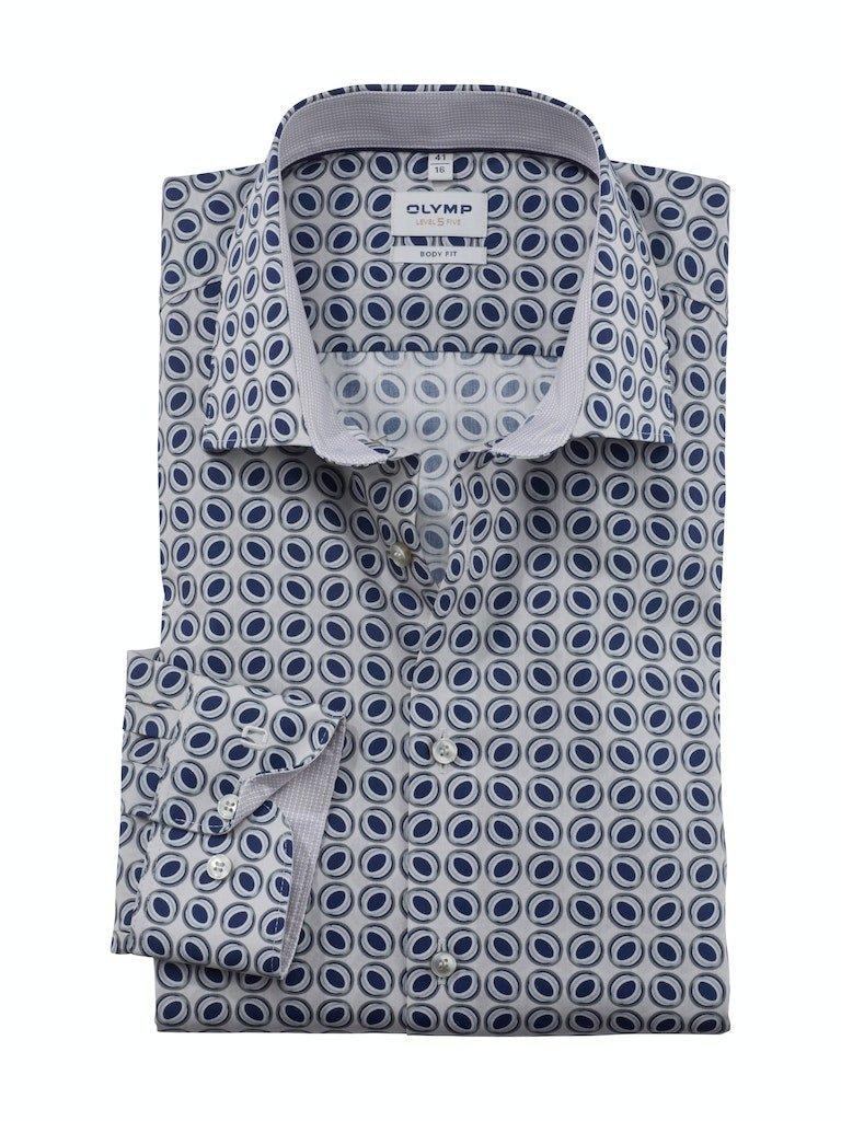 Olymp Level Five - Langærmet skjorte i slim fit - HUSET Men & Women