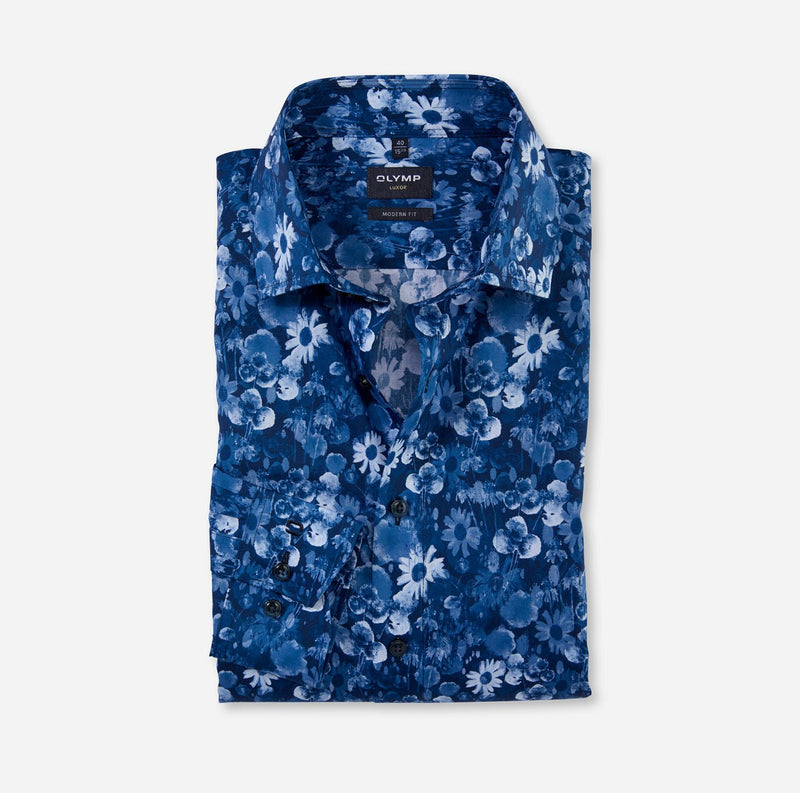 Olymp Luxor - Modern fit strygefri skjorte - HUSET Men & Women (8007704477948)