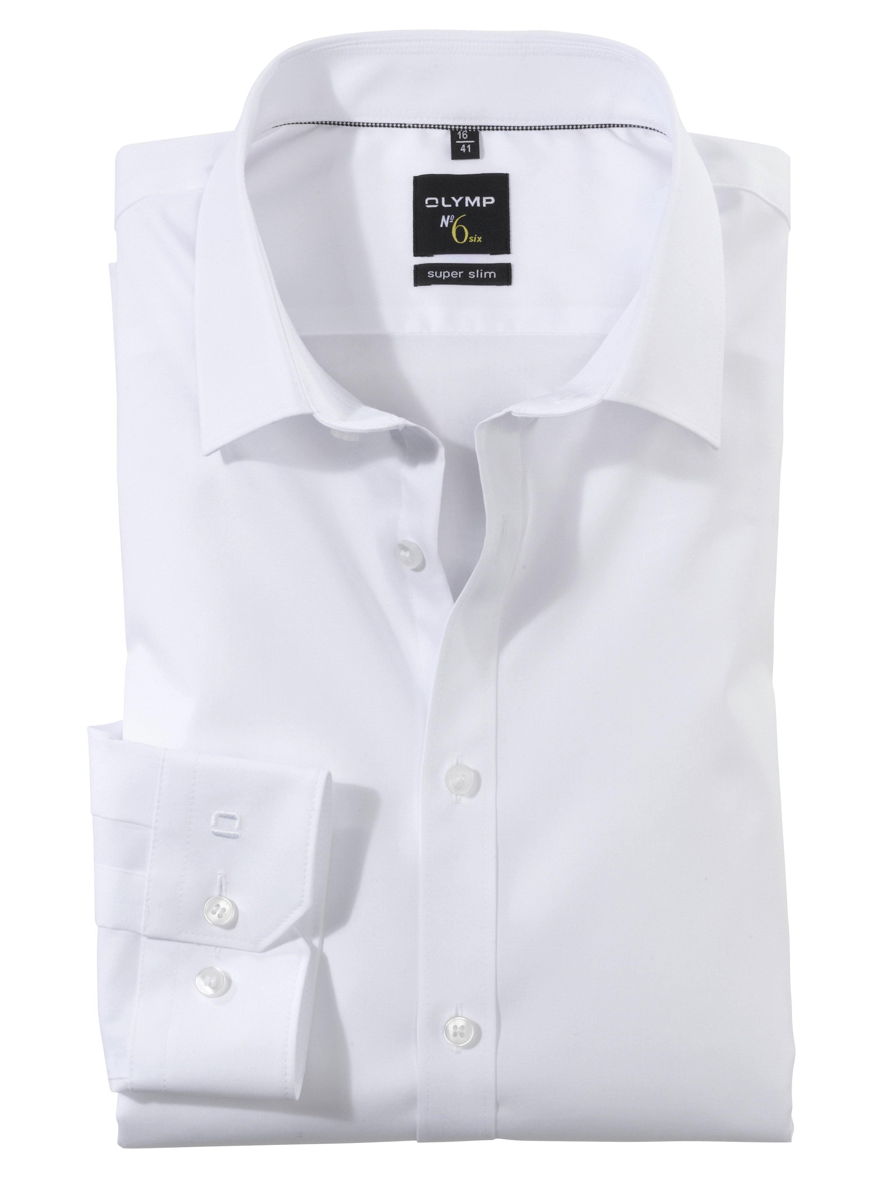 Olymp NO6 - Slimfit basis skjorte med stretch - HUSET Men & Women