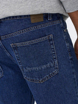 Only and Sones Edge 3813 - mørkeblå loose fit jeans - HUSET Men & Women