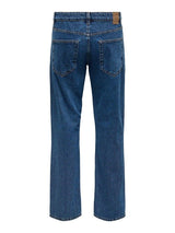 Only and Sones Edge 3813 - mørkeblå loose fit jeans - HUSET Men & Women