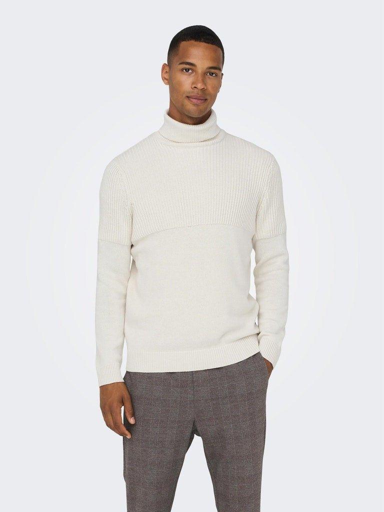 Only & Sons Al - Rullekrave strik - HUSET Men & Women