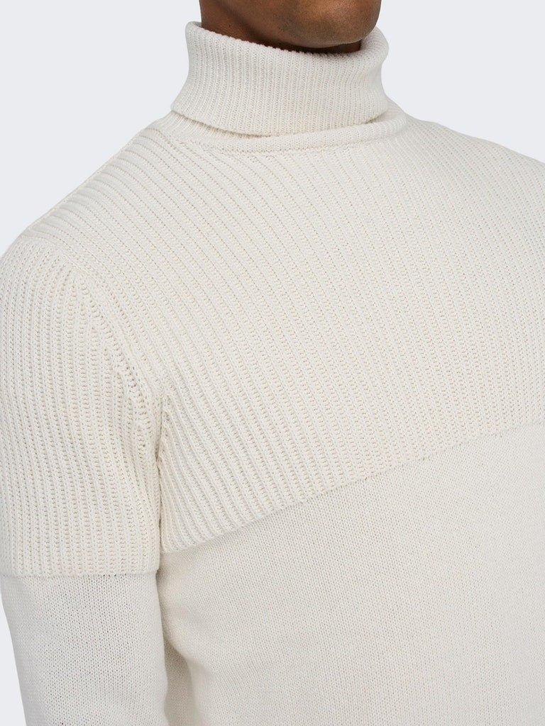 Only & Sons Al - Rullekrave strik - HUSET Men & Women