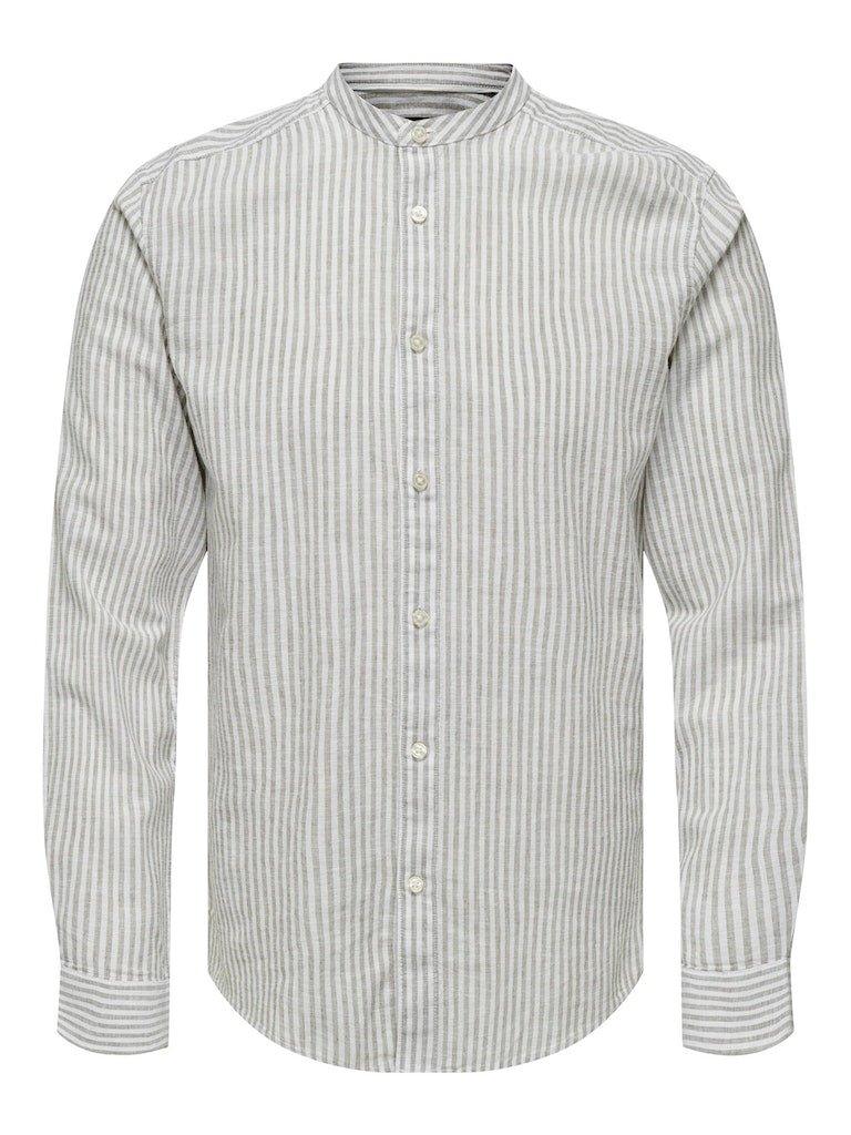 Only & Sons Caiden - Slimfit hørmix skjorte - HUSET Men & Women