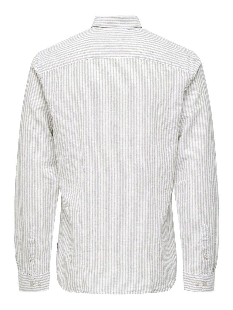 Only & Sons Caiden - Slimfit hørmix skjorte - HUSET Men & Women