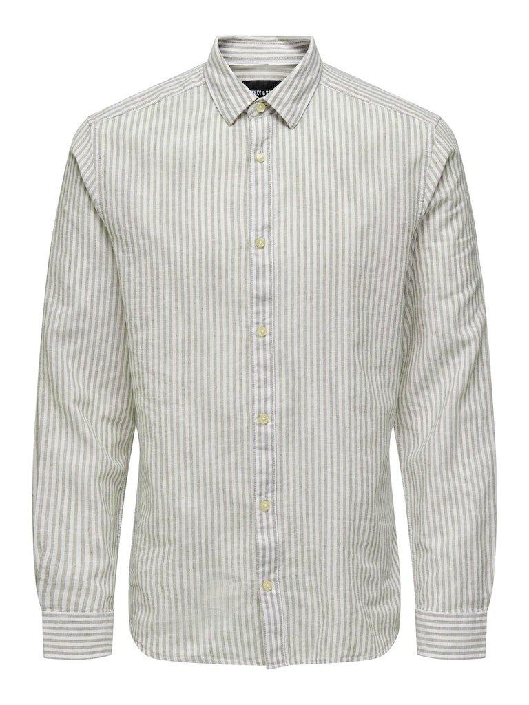 Only & Sons Caiden - Slimfit hørmix skjorte - HUSET Men & Women