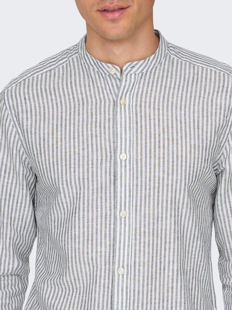 Only & Sons Caiden - Slimfit hørmix skjorte - HUSET Men & Women