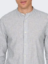Only & Sons Caiden - Slimfit hørmix skjorte - HUSET Men & Women