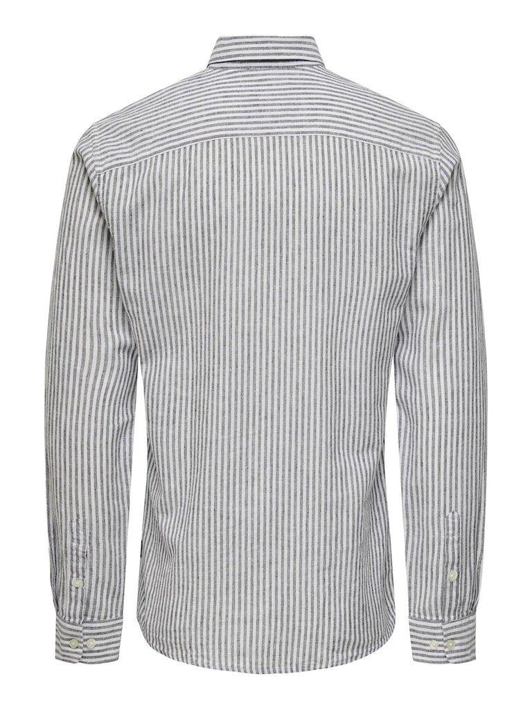 Only & Sons Caiden - Slimfit hørmix skjorte - HUSET Men & Women