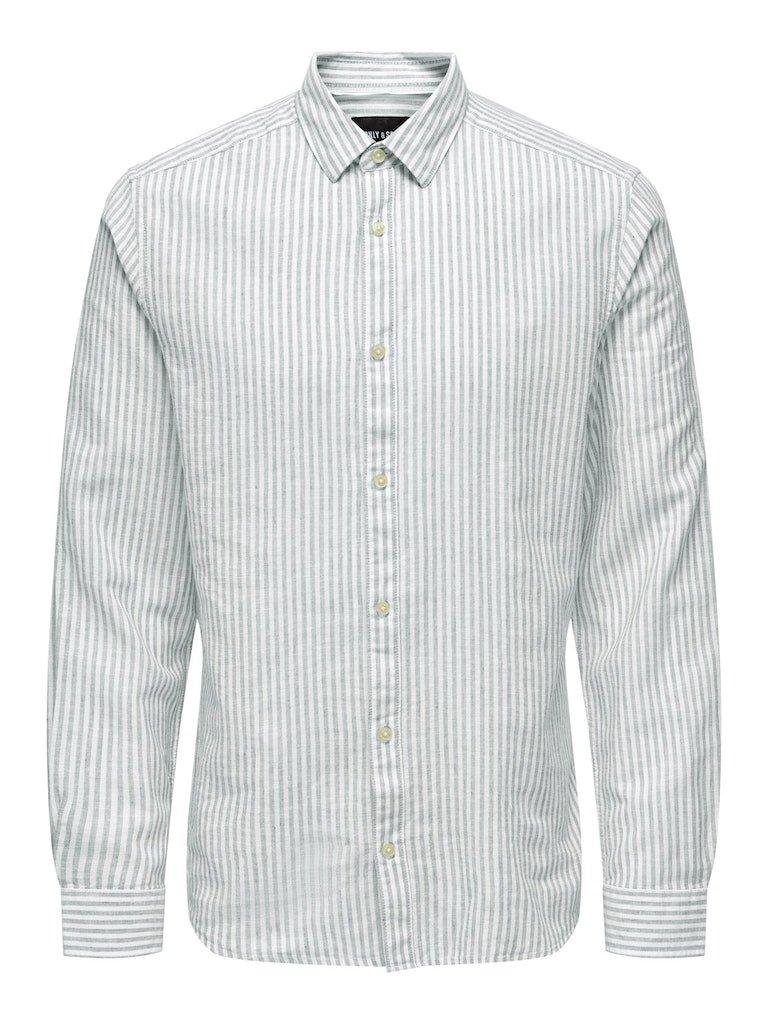 Only & Sons Caiden - Slimfit hørmix skjorte - HUSET Men & Women