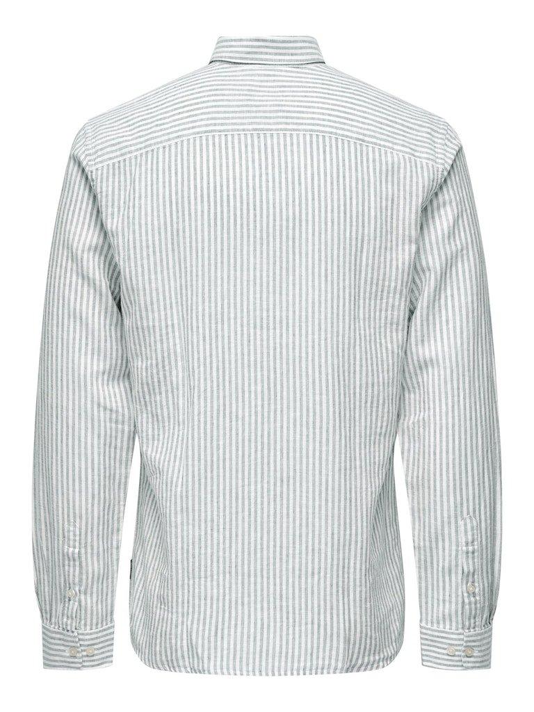 Only & Sons Caiden - Slimfit hørmix skjorte - HUSET Men & Women