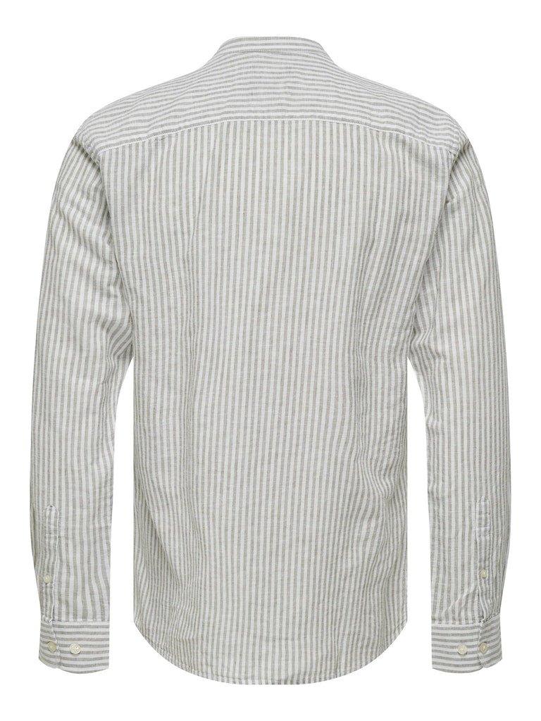 Only & Sons Caiden - Slimfit hørmix skjorte - HUSET Men & Women