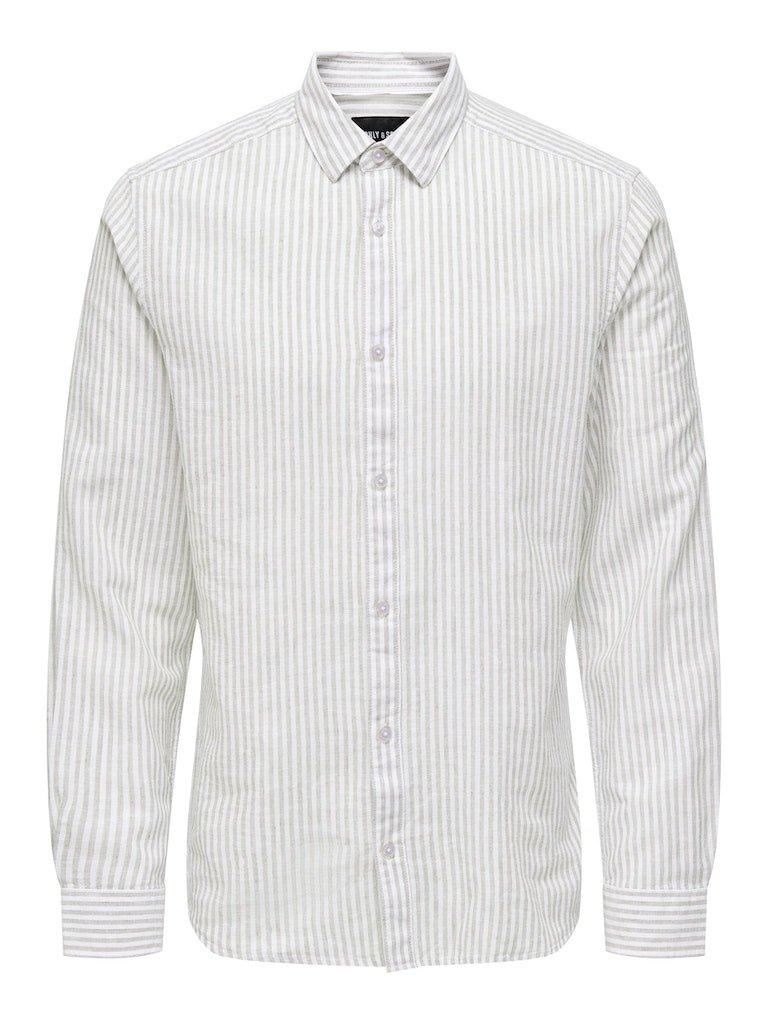 Only & Sons Caiden - Slimfit hørmix skjorte - HUSET Men & Women