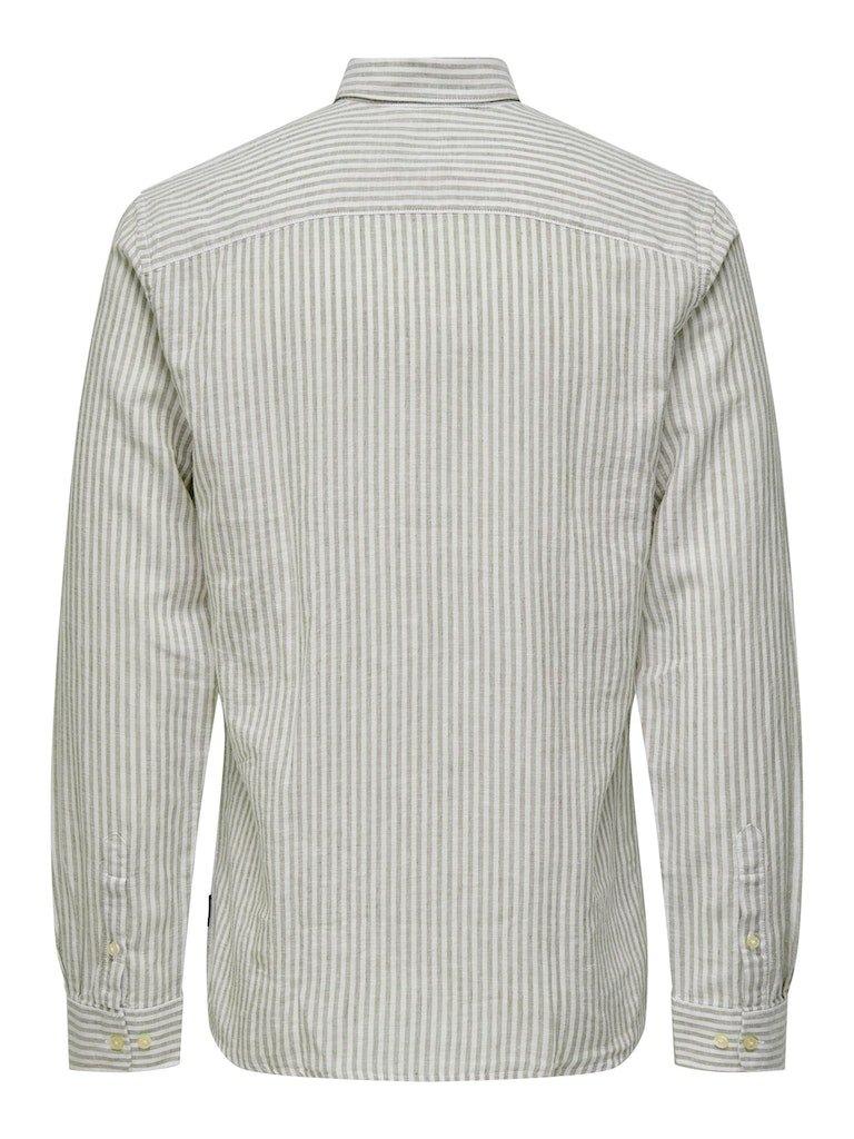 Only & Sons Caiden - Slimfit hørmix skjorte - HUSET Men & Women