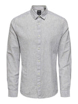 Only & Sons Caiden - Slimfit hørmix skjorte - HUSET Men & Women