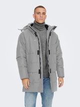 Only & Sons Carl - Lang puffer jakke - HUSET Men & Women