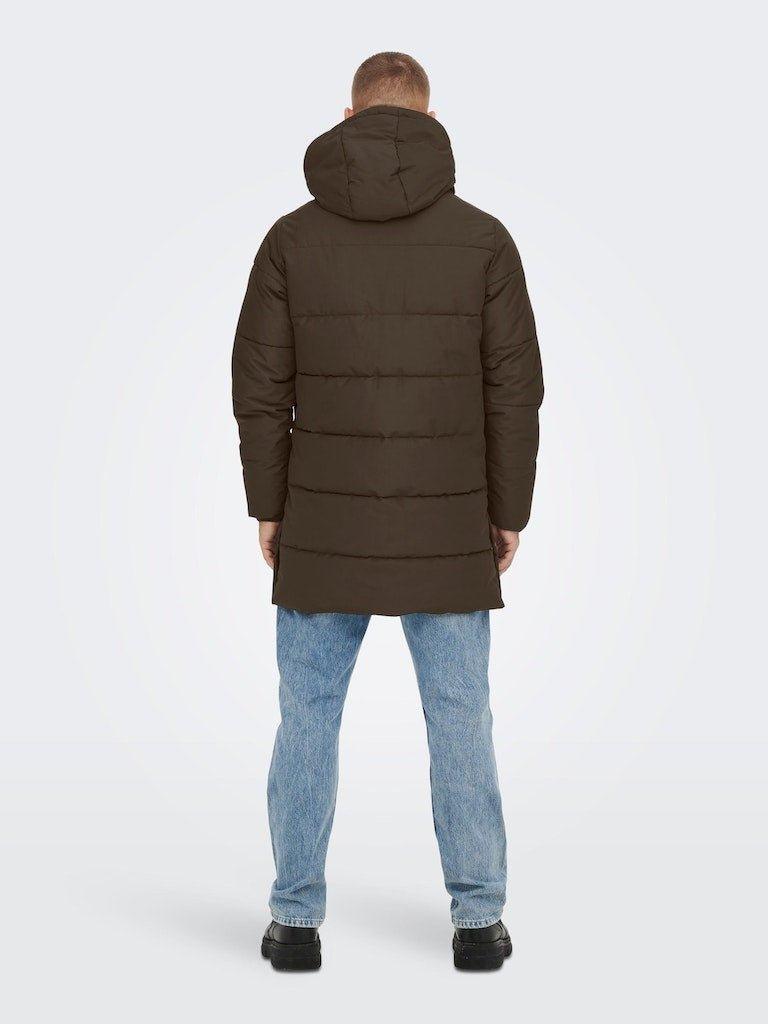 Only & Sons Carl - Lang puffer jakke - HUSET Men & Women