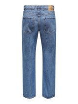 Only and Sons Edge - mellemblå straight fit jeans - HUSET Men & Women