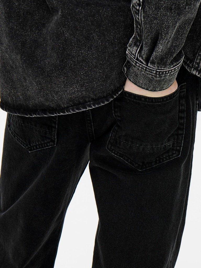 Only and Sons Edge - sorte straight fit jeans - HUSET Men & Women