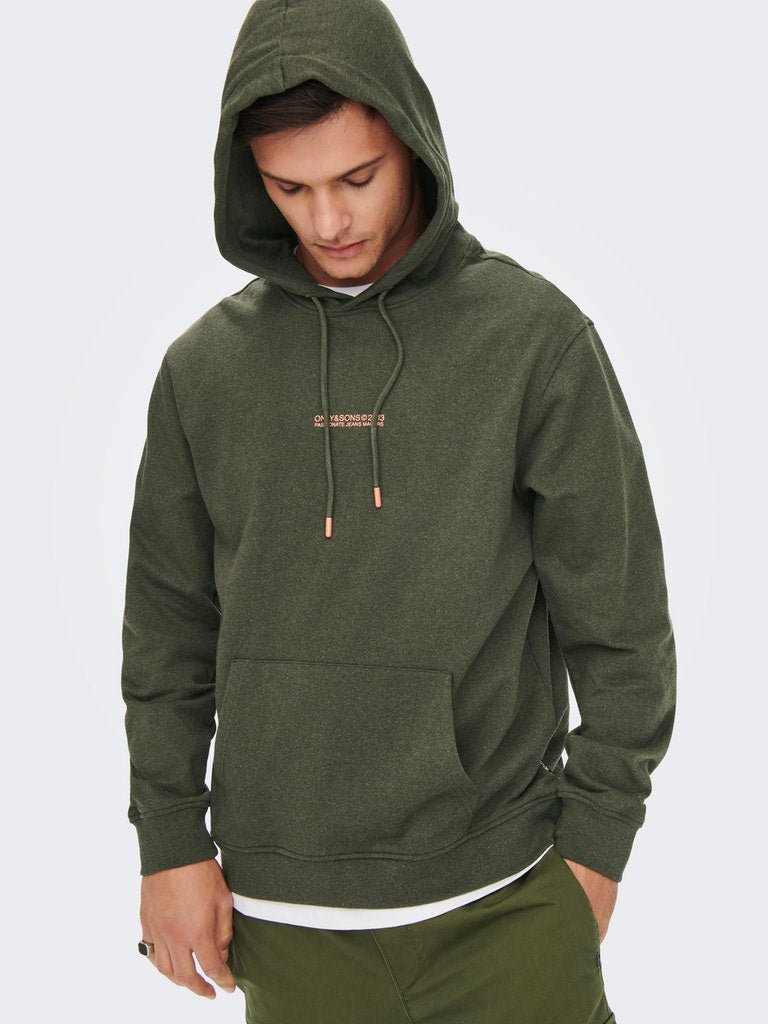 Only and Sons Elon - Logo sweat hoodie - HUSET Men & Women (7826981945596)