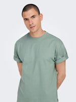 Only and Sons Fred - Relaxfit basis T-shirt - HUSET Men & Women (8018215633148)