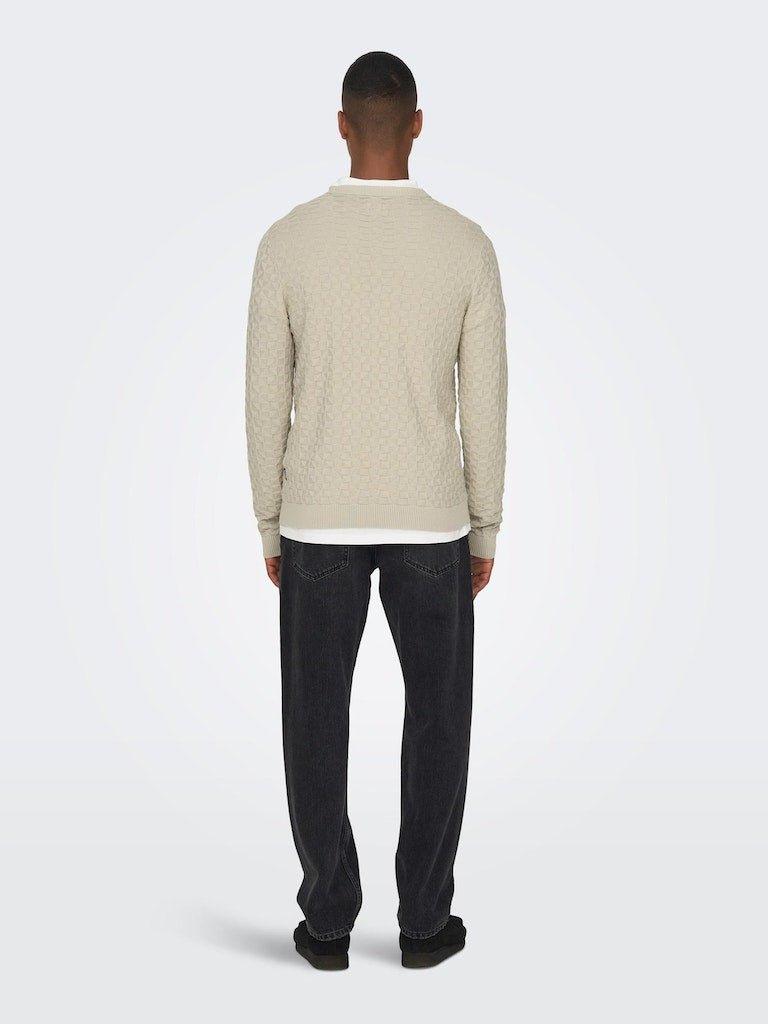 Only & Sons Kalle - Struktur strik pullover - HUSET Men & Women