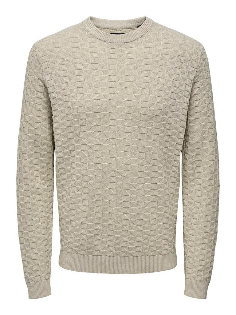 Only & Sons Kalle - Struktur strik pullover - HUSET Men & Women
