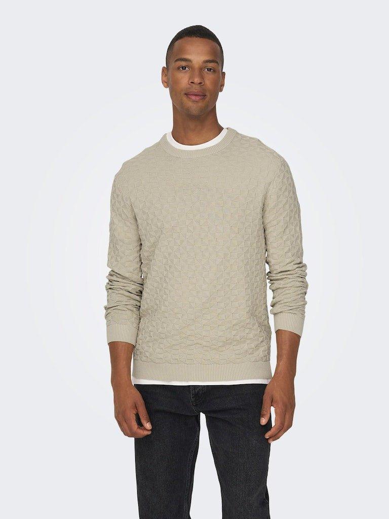 Only & Sons Kalle - Struktur strik pullover - HUSET Men & Women