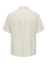 Only & Sons Kari - Kortærmet hørmix skjorte - HUSET Men & Women