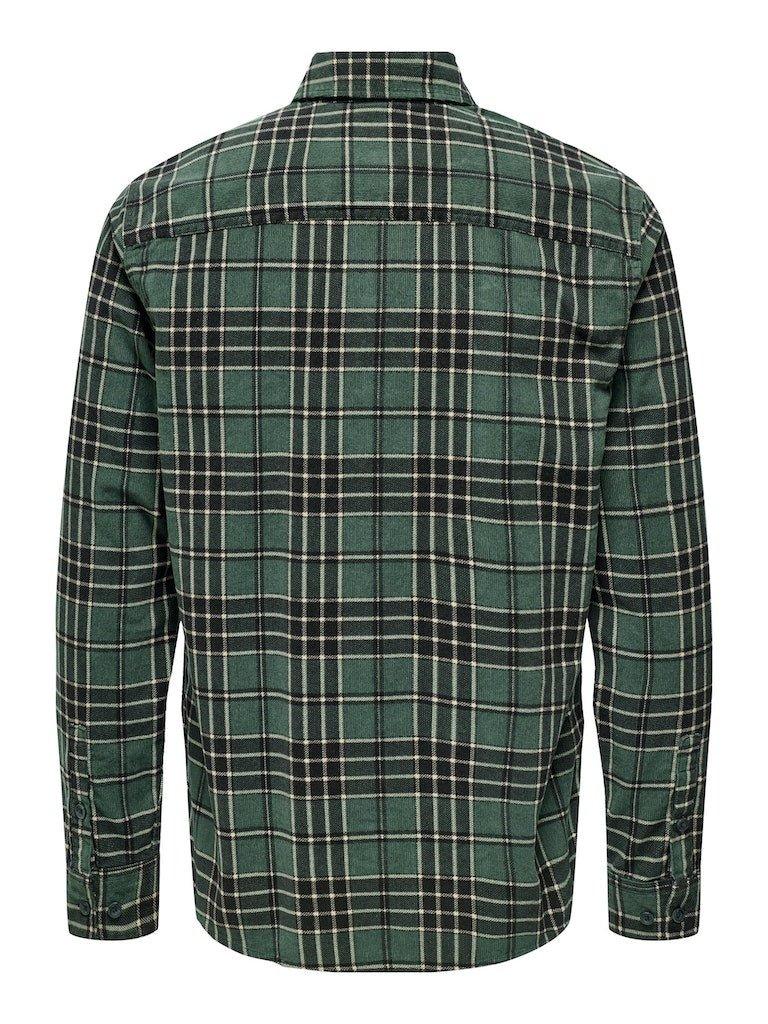 Only & Sons Leo - ternet fløjlsskjorte i regular fit - HUSET Men & Women