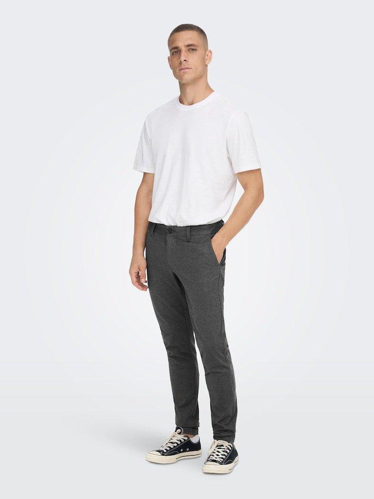 Only & Sons Mark - sildebensmønstrede Comfort pants - HUSET Men & Women