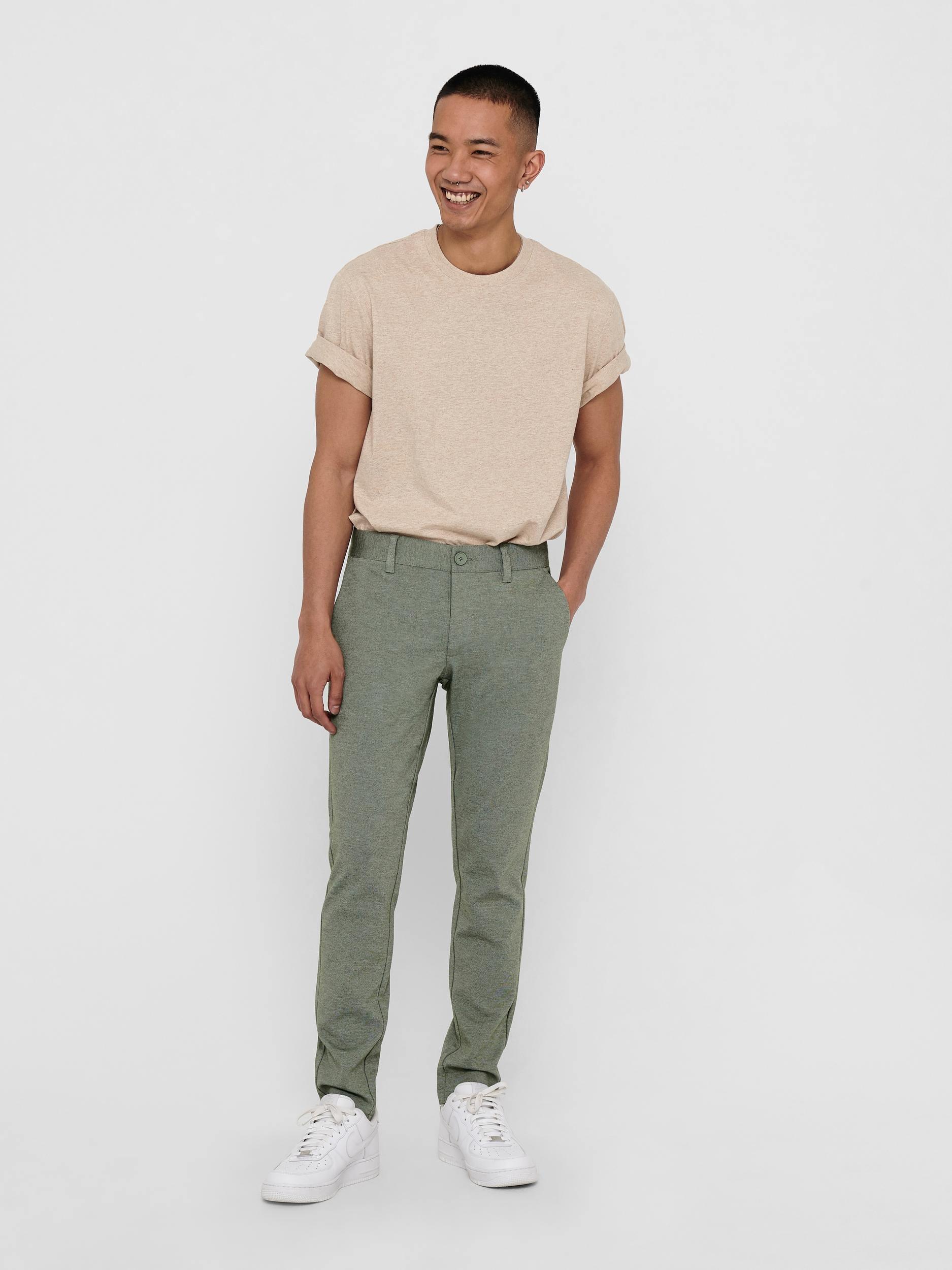 Only & Sons Mark - Tap Melange Comfort pants - HUSET Men & Women