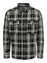 Only and Sons Milo - Ternet overshirt i loose fit - HUSET Men & Women