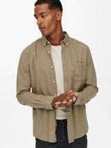 Only & Sons Niko Melange - Slimfit Skjorte - HUSET Men & Women