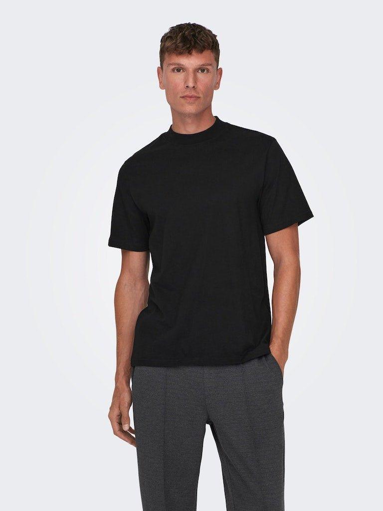 Only & Sons Otis - Mock neck T-shirt - HUSET Men & Women