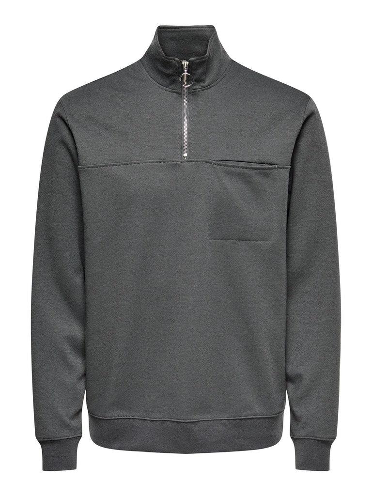 Only & Sons Oxley - Zip sweat - HUSET Men & Women