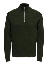 Only & Sons Phil - Halfzip strik med høj hals - HUSET Men & Women